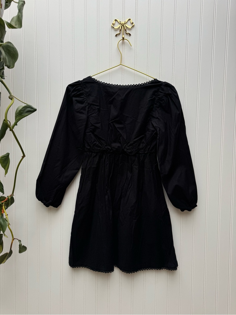 REFORMATION Miara Dress Black S - Picture 6 of 8